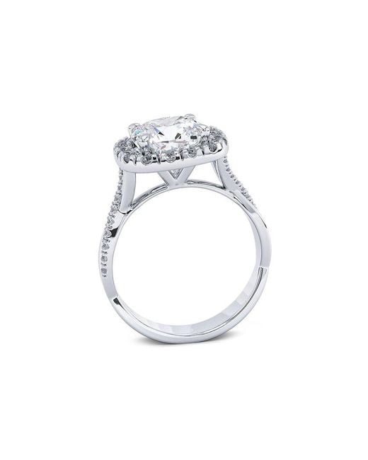Lab Grown Diamonds White 14k 3.90 Ct. Tw. Lab-grown Diamond Ring