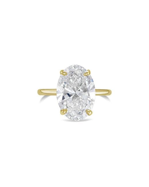 Diana M White Diana M. 14K 3.00 Ct. Tw. Lab-Grown Diamond Solitaire Ring