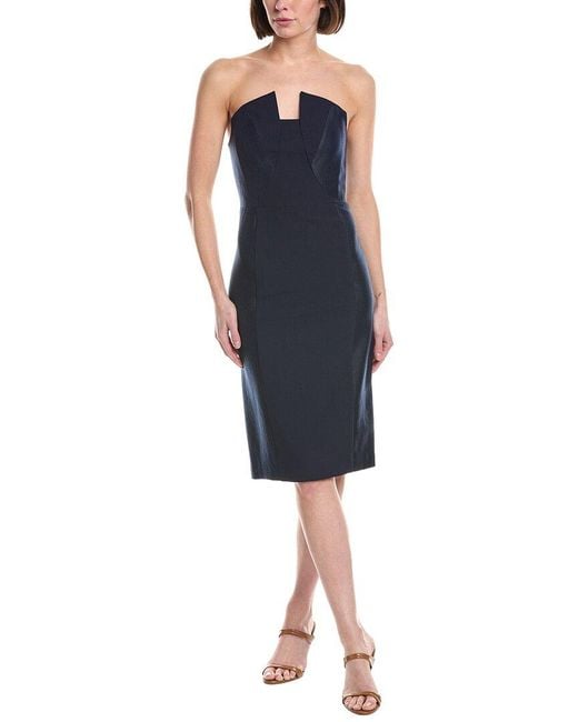 Black Halo Blue Lena Sheath Dress