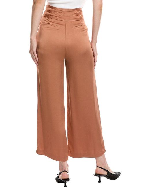 Ramy Brook Brown Joss Cropped Pant