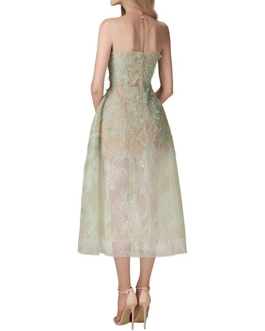 Vincent Green Midi Dress