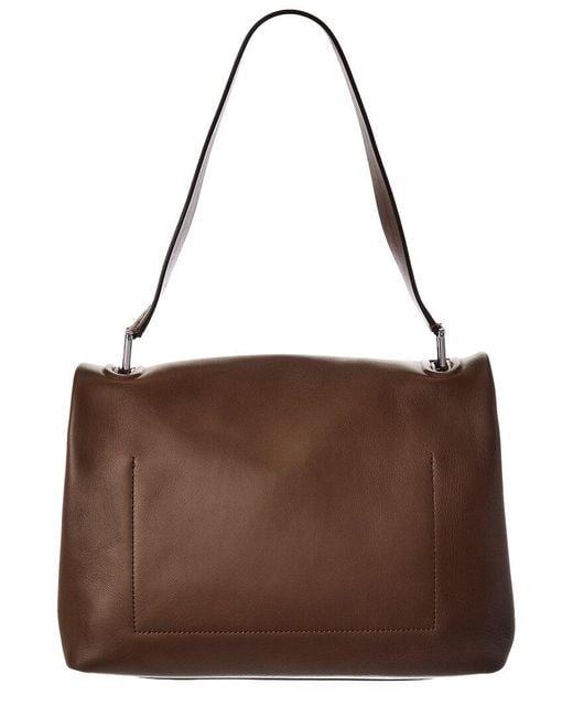 Max Mara Brown Leather Shoulder Bag