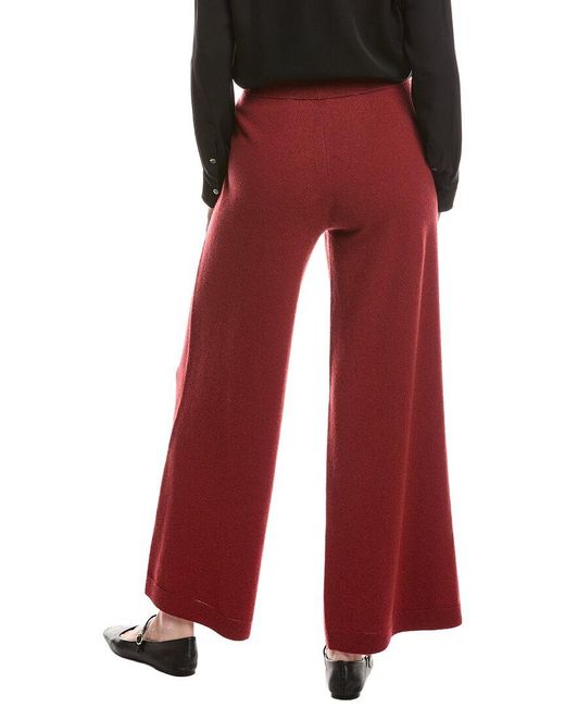 Lafayette 148 New York Red Jersey Pant