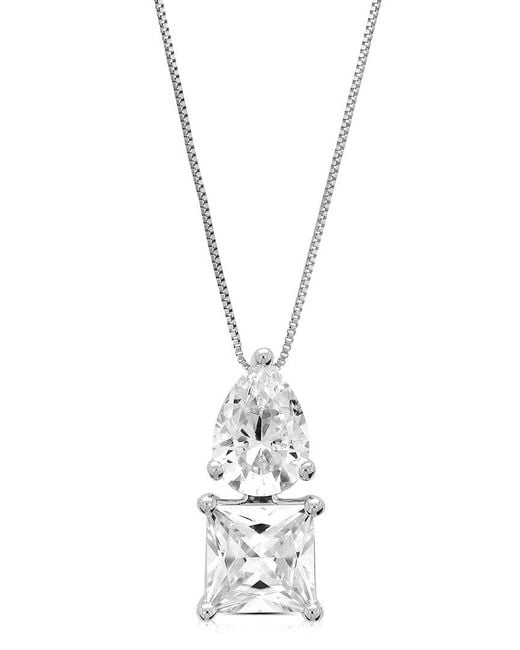 Amairah Metallic 14K 2.00 Ct. Tw. Lab-Grown Diamond Pendant Necklace