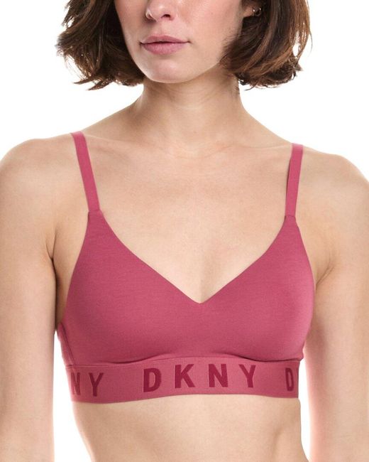 DKNY Pink Wirefree Push-Up Bra