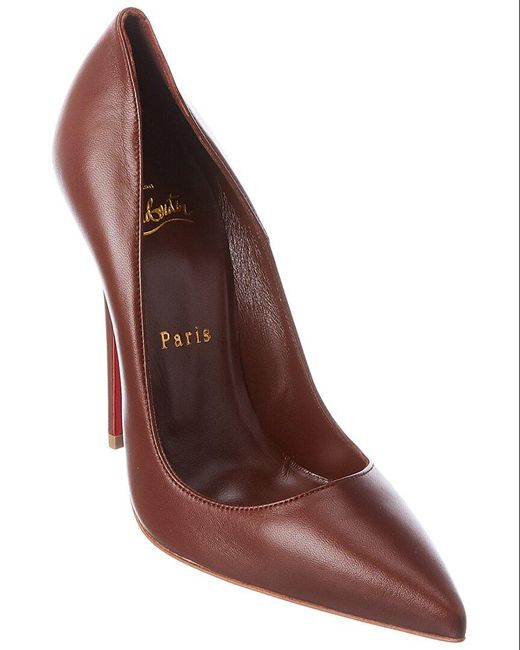 Christian Louboutin Purple So Kate 120 Leather Pump
