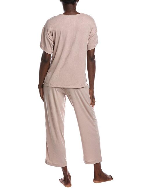 Natori Pink 2Pc Soothe Pajama Set