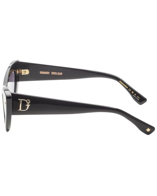 DSquared² Black D20092S 51Mm Sunglasses