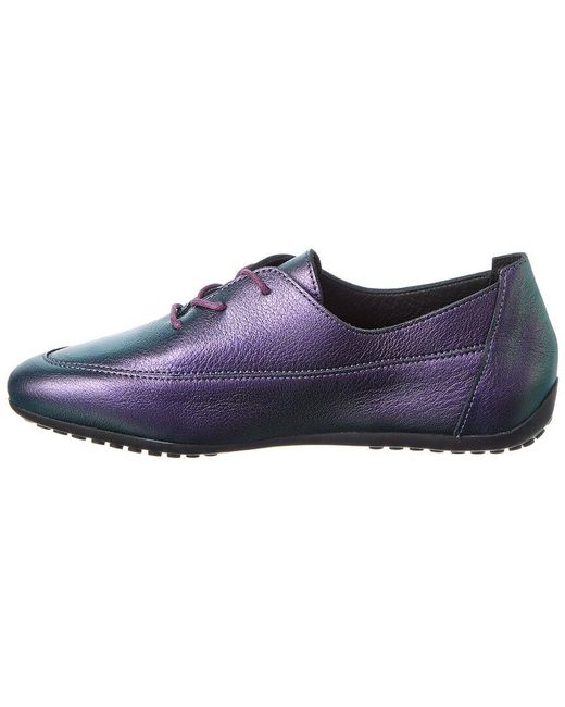 Arche Blue Fanyss Leather Flat