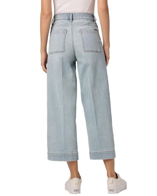 Joe's Jeans Blue Pandora Wide Leg Ankle Jean