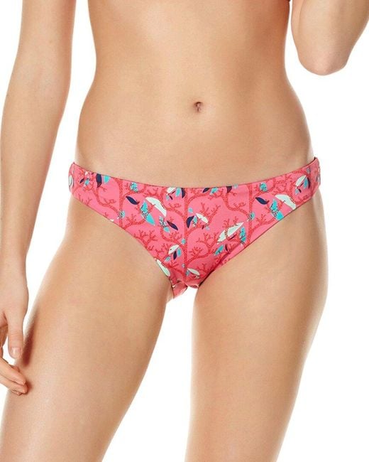 Vilebrequin Pink Turtle Song Bikini Bottom