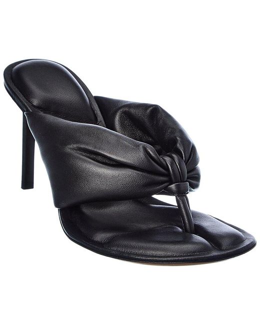 Jacquemus Black Les Sandales Nocio Leather Sandal