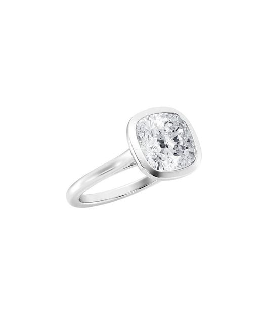 Lab Grown Diamonds White Platinum 5.00 Ct. Tw. Lab-Grown Diamond Solitaire Ring