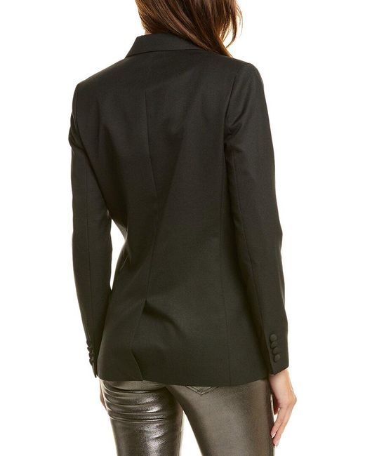 The Kooples Black Wool-Blend Blazer