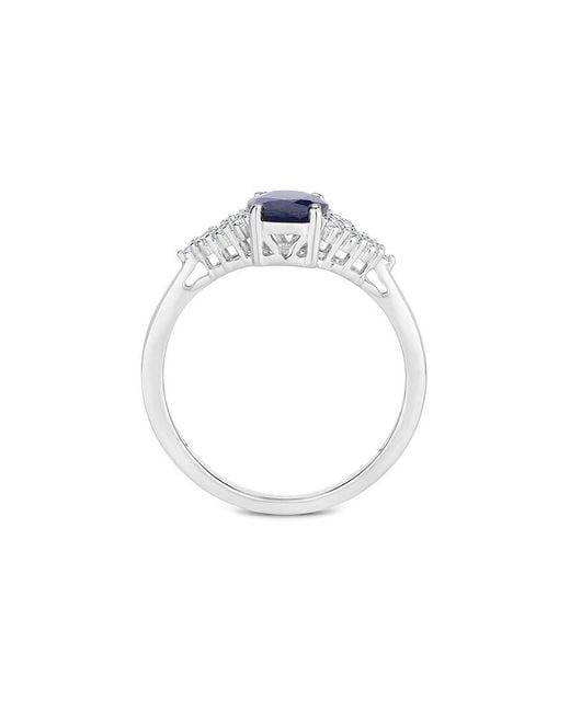 Diana M Blue 14K 1.73 Ct. Tw. Diamond & Sapphire Ring
