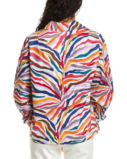 Foxcroft Red Alexis Shirt