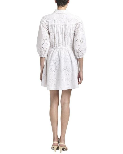 10 Crosby Derek Lam White Arbi Shirtdress