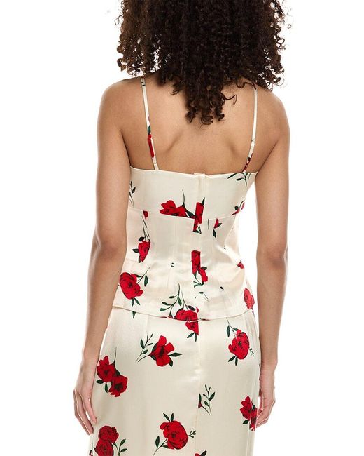Nicholas Red Elle Top