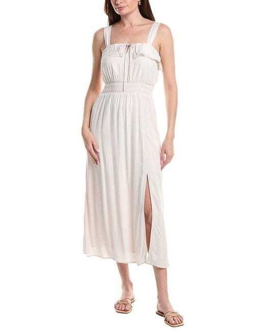 Saltwater Luxe White Tank Midi Dress