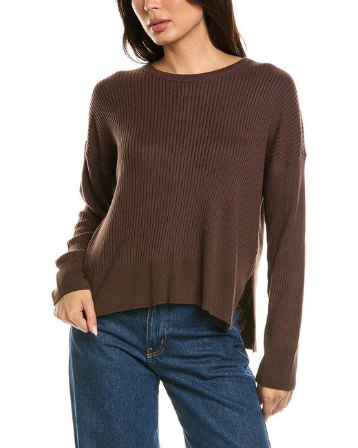 Splendid Brown Frankie Cashmere-Blend Sweater