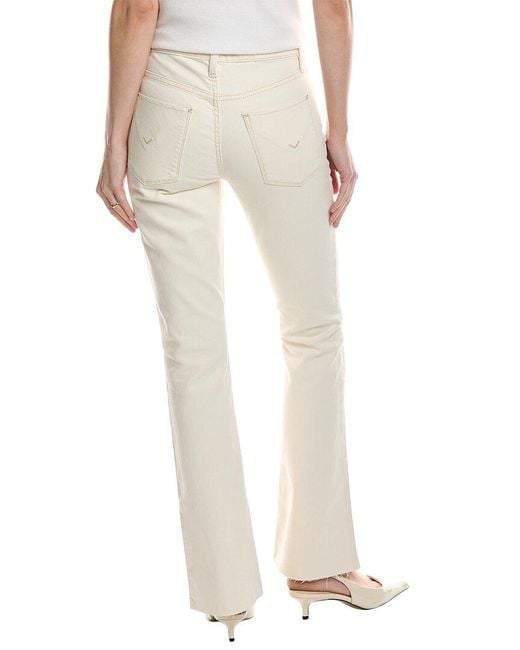 Hudson Natural Nico Mid-Rise Ecru Bootcut Jean