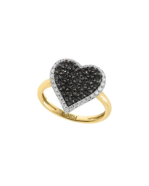 Effy Fine Jewelry Metallic 14K 0.90 Ct. Tw. Diamond Ring