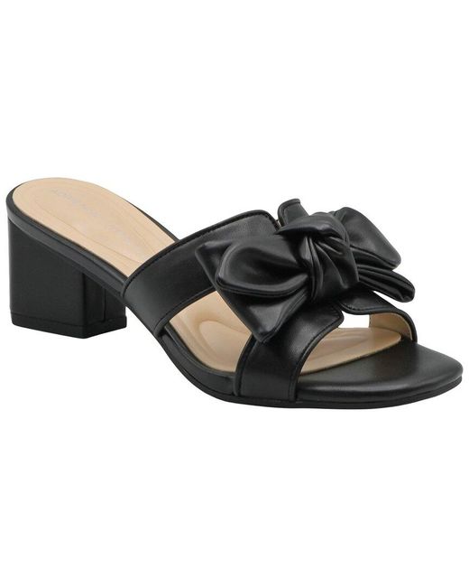 Adrienne Vittadini Black Arnoldo Sandal