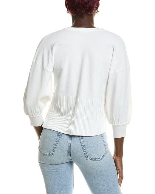 1.STATE White Cardigan