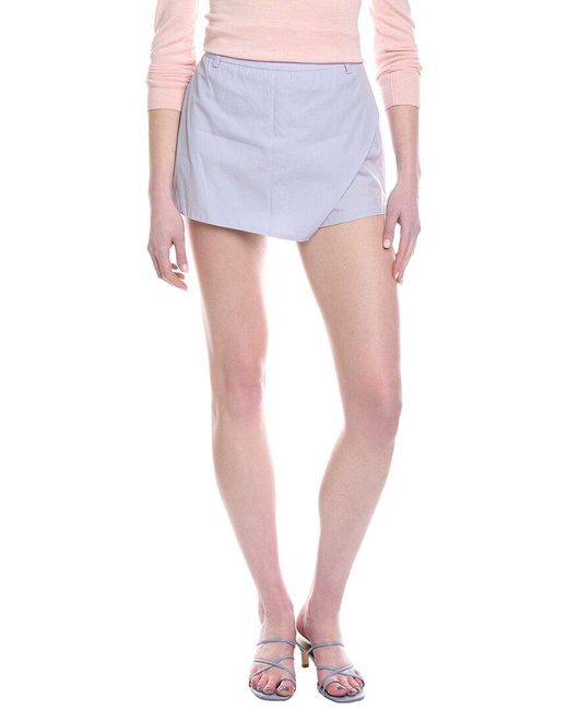 Line & Dot Purple Maxin Skort