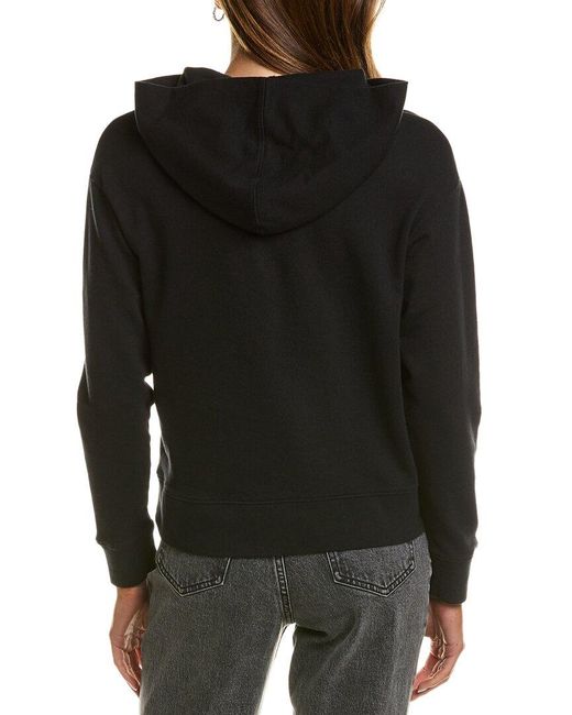James Perse Black Pullover Hoodie