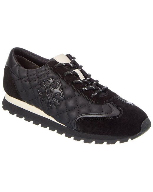 Tory Burch Black Vintage Leather Sneaker
