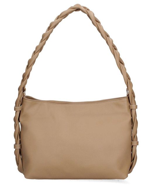 Chiara Ferretti Brown Leather Shoulder Bag