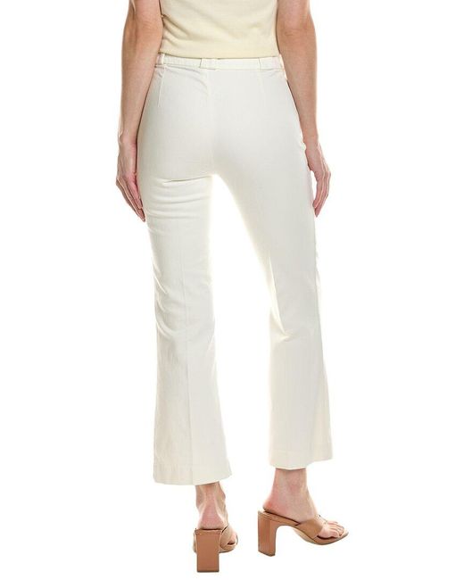 Lilly Pulitzer White Parrish High Rise Crop Flare Pant