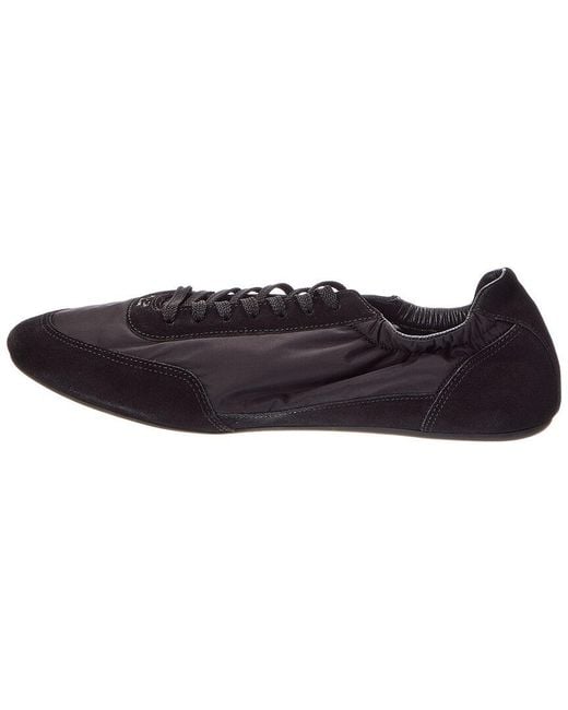 Prada Brown Collapse Re-Nylon & Suede Sneaker