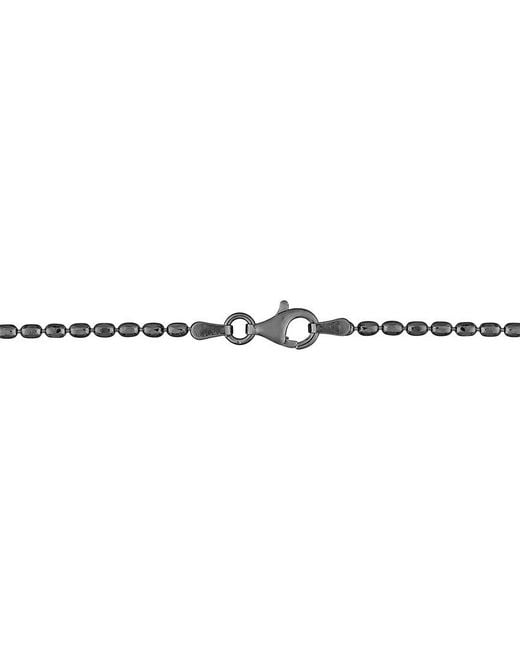 Italian Silver White Oval Bracelet