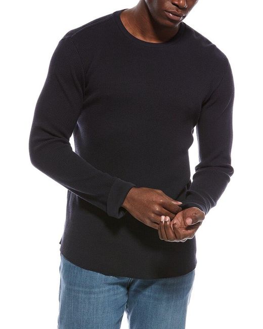 Vince Black Thermal T-Shirt for men