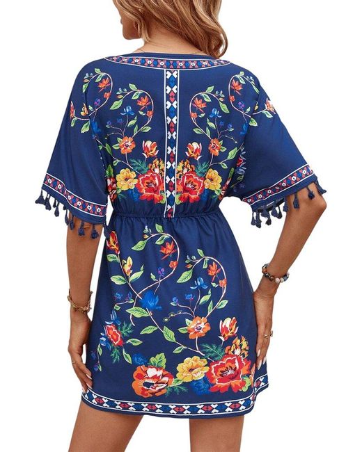Kayla Paris Blue Mini Dress