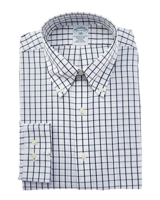 Brooks Brothers Blue Regular Fit Dress Shirt for men