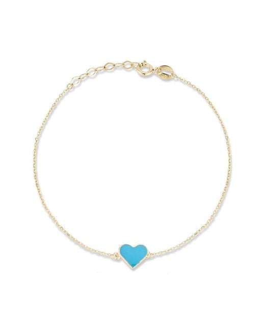 Ember Fine Jewelry Multicolor 14k Heart Bracelet