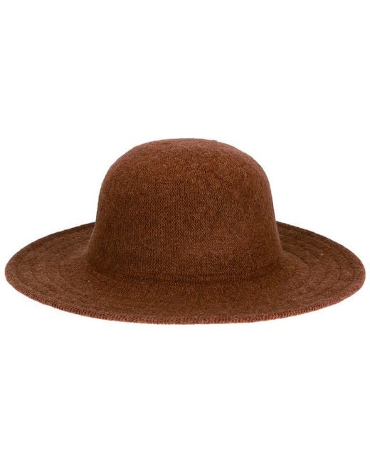 San Diego Hat Brown Morning Dew Wool-Blend Floppy Hat