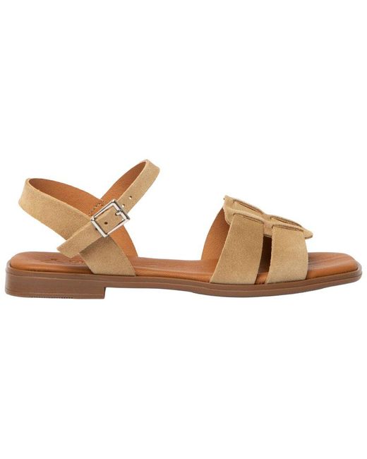 Menina Step Brown Niva Leather Sandal