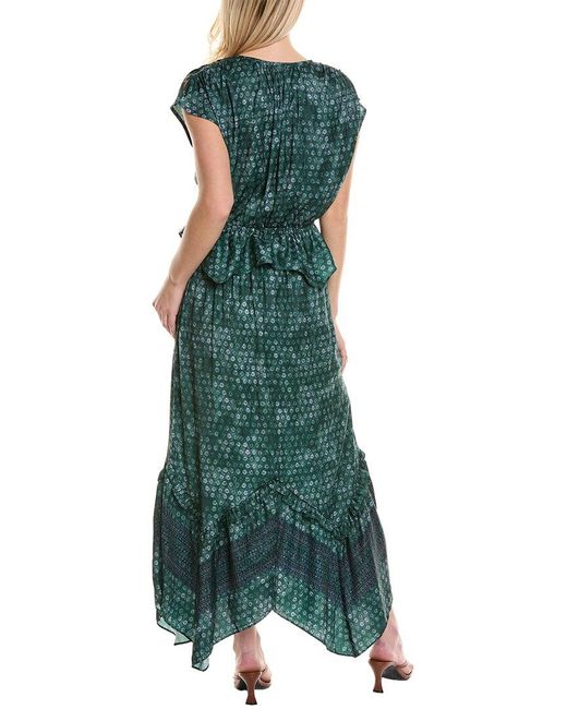 Free People Green 2pc Dreambound Top & Skirt Set