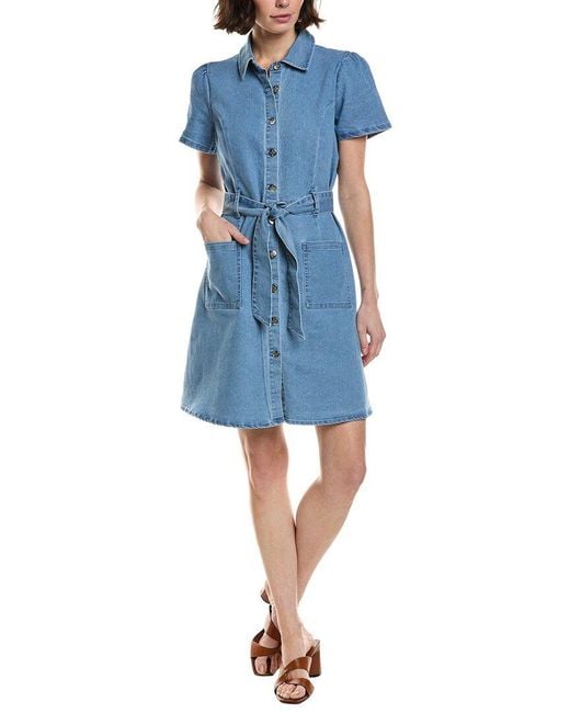 Nanette Lepore Blue Denim Shirtdress