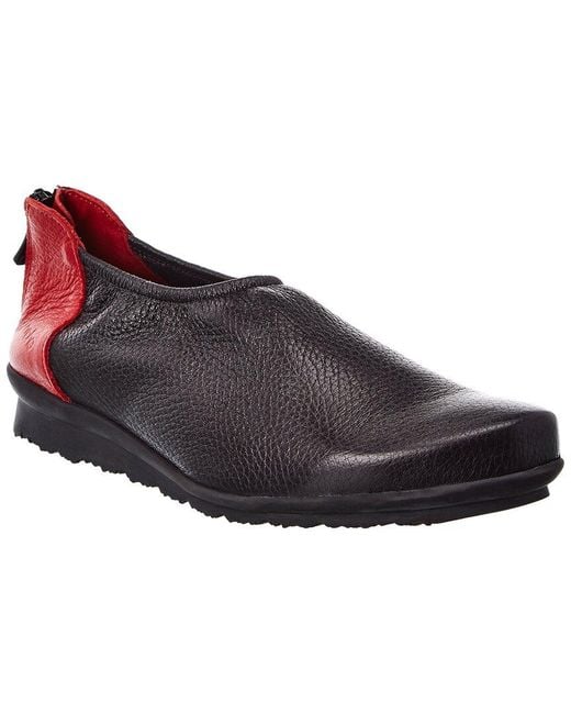 Arche Black Barryo Leather Flat