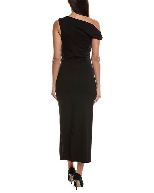 Rag & Bone Black Irina Asymmetric Maxi Dress