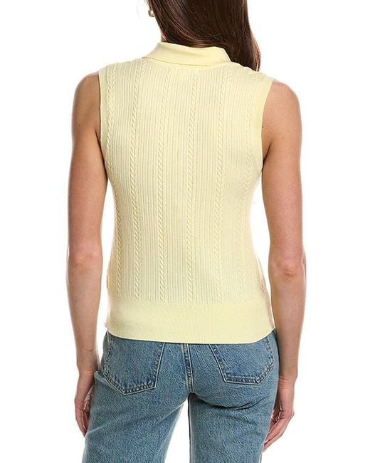 Design History Blue Knit Tank Top