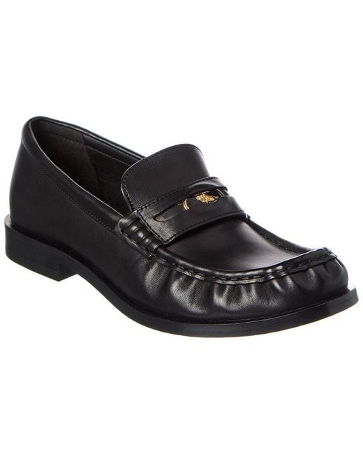 Burberry Black Leather Loafer
