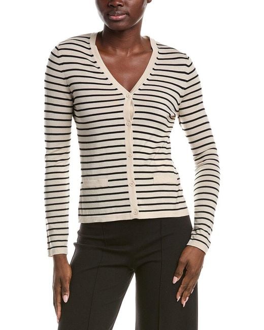 Max Mara White Kenya Wool Cardigan