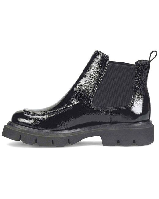 Söfft Black Samira Crinkle Patent Boot