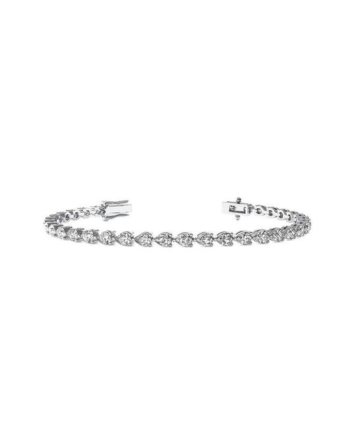 Lab Grown Diamonds White 14K 16.50 Ct. Tw. Lab-Grown Diamond Bracelet